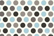 Minky Mod Dot Print Fabric - Baby Blue/Silver Minky Mod Dot Print Fabric - Baby Blue/Silver