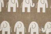 Minky Premier Elefante Cuddle Print Fabric - Biscuit/Ivory Minky Premier Elefante Cuddle Print Fabric - Biscuit/Ivory