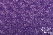 Minky Rose Cudle Fabric - Purple Minky Rose Cudle Fabric - Purple