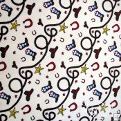 Minky Western Print Fabric :: The Minky Boutique - Minky Fabric and ...