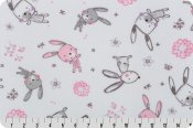 Shannon Studio Minky Cuddle Bunny Hop-Blush
