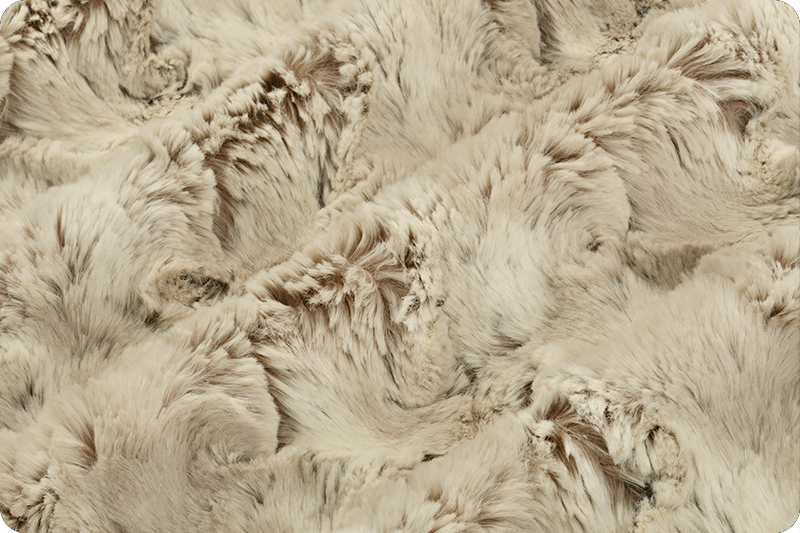 Shannon Minky Luxe Cuddle - Wild Rabbit - Sand Shell - Click Image to Close