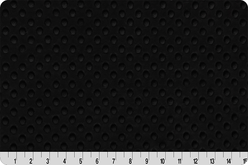 Shannon Minky Cuddle Dimple - Black - Click Image to Close